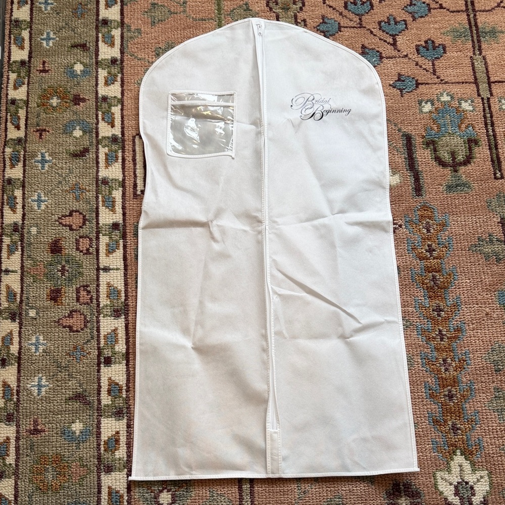 Elegant White Garment Bag